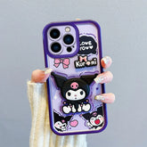 3D Kuromi Case with Strap for iPhone